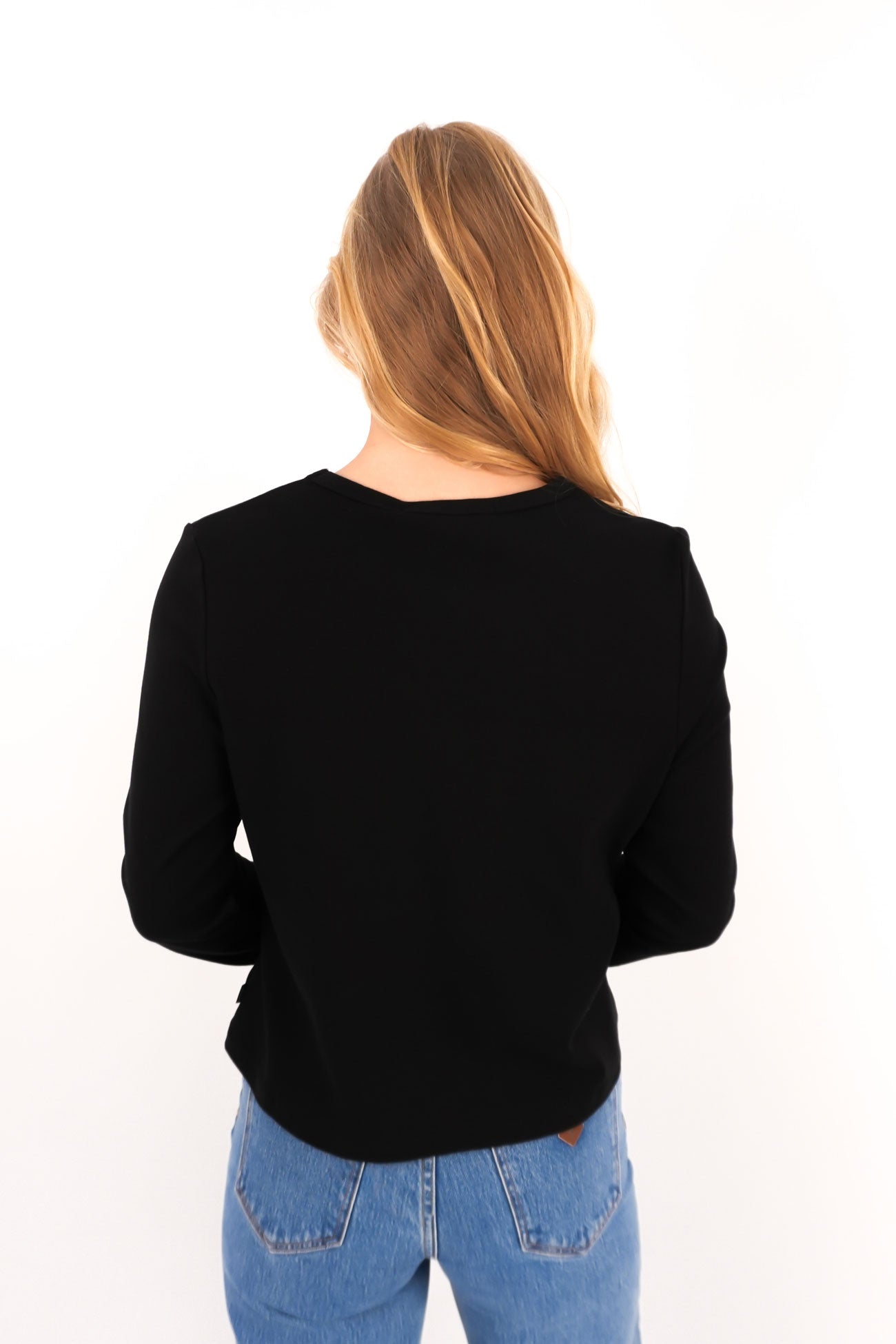 Regular Long Sleeve Tee Black