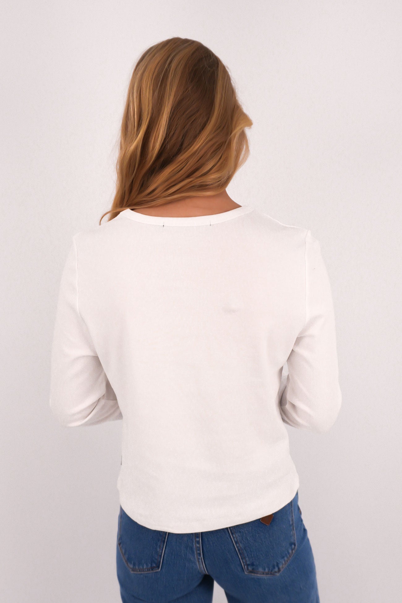 Regular Long Sleeve Tee White