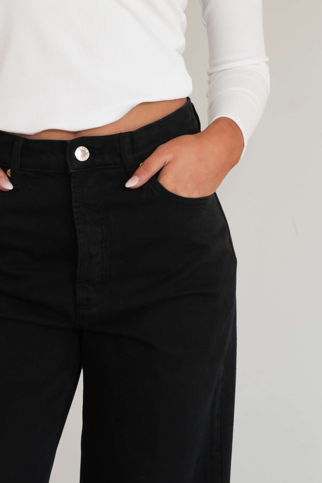 Relaxed Sailor Jean Long Noir