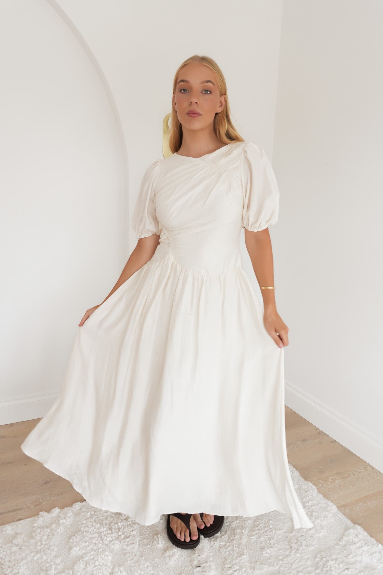 Rhayne Maxi Dress Cream