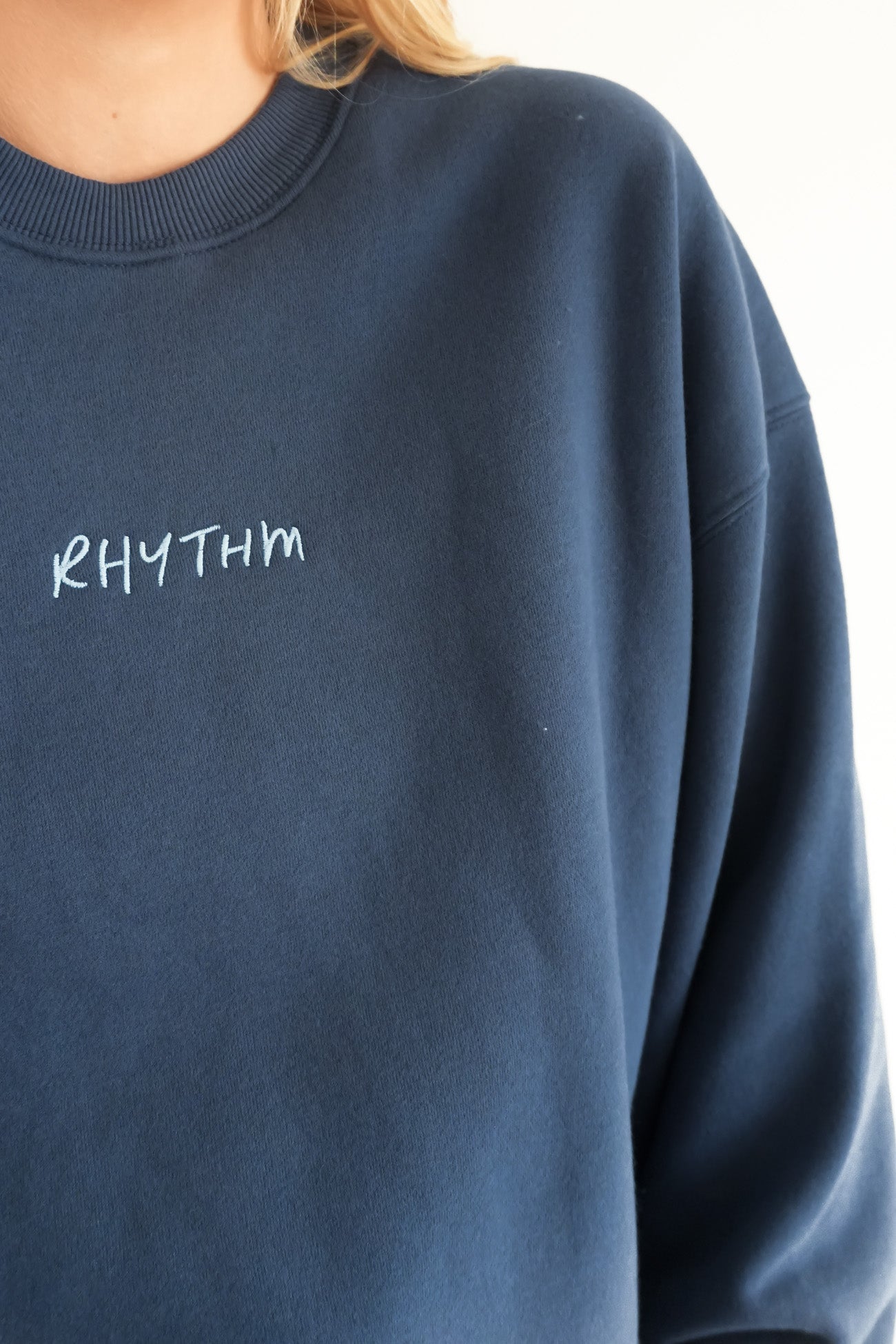 Rhythm Crew Neck Fleece Indigo