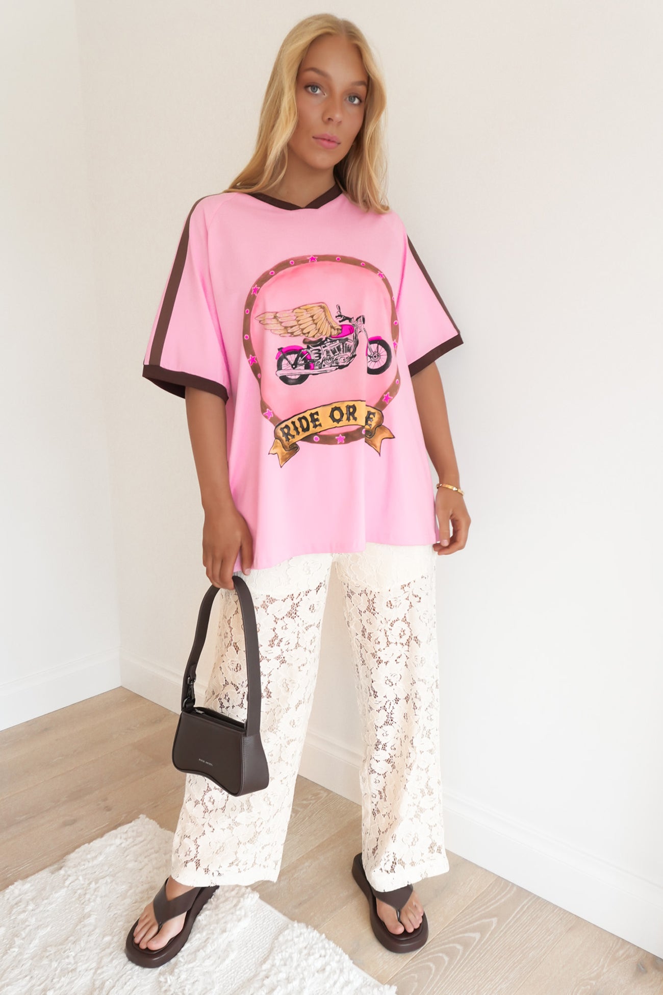 Ride Or Die Tee Pink