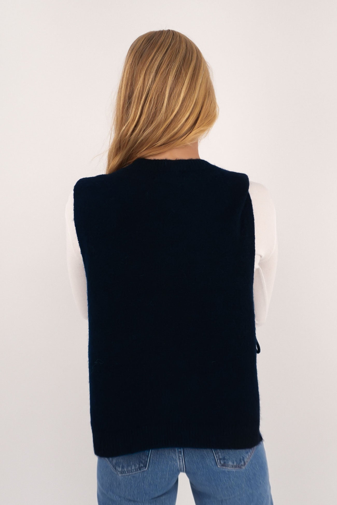 Ridley Knit Top Navy
