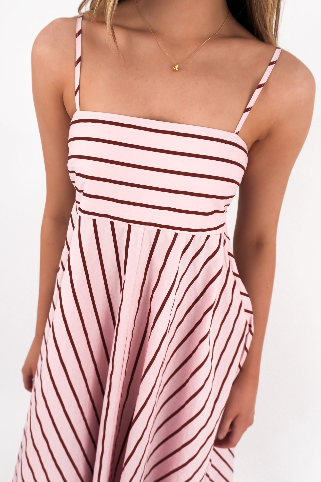 Riley Maxi Dress Pink Red