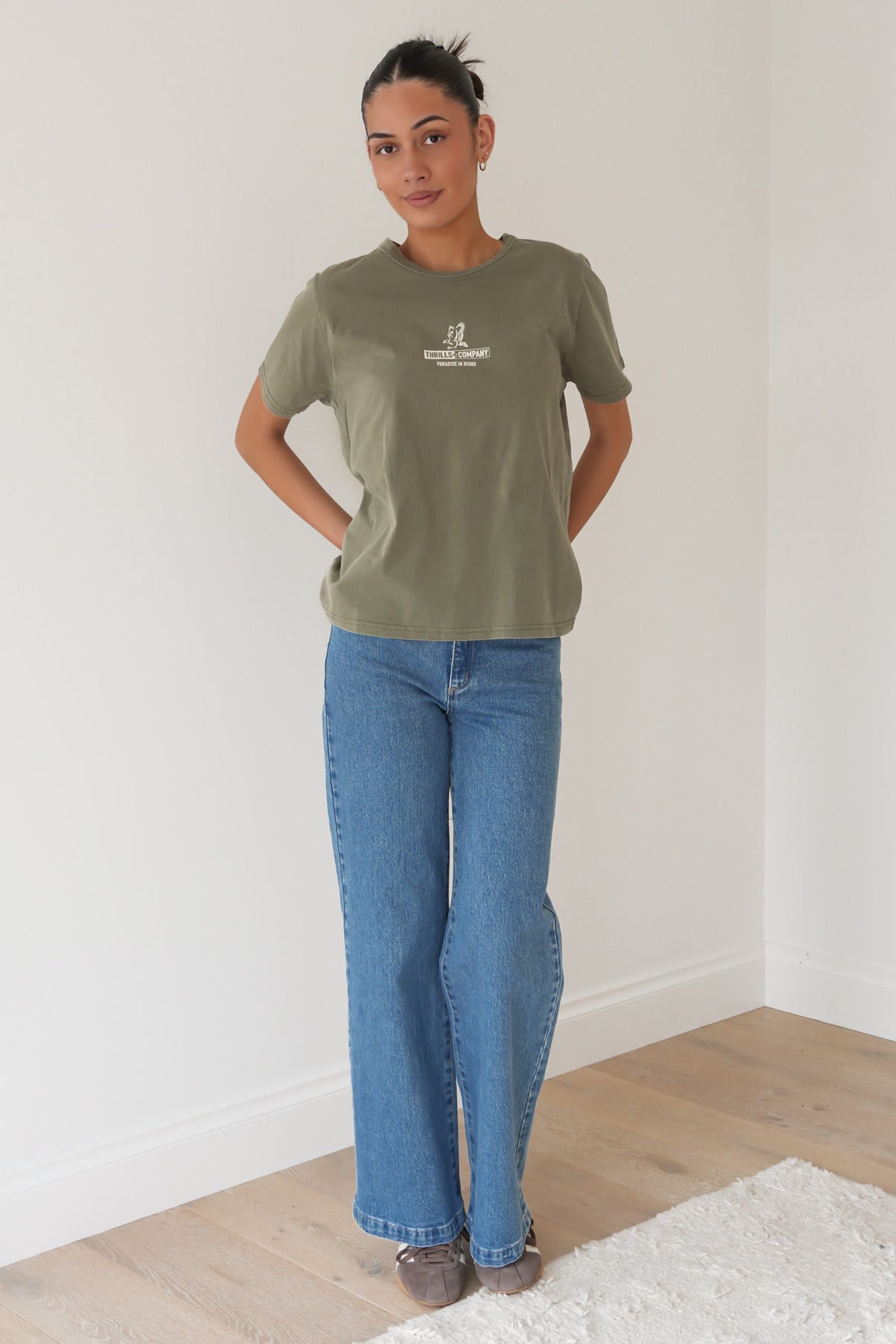 Risen Relaxed Tee Olive
