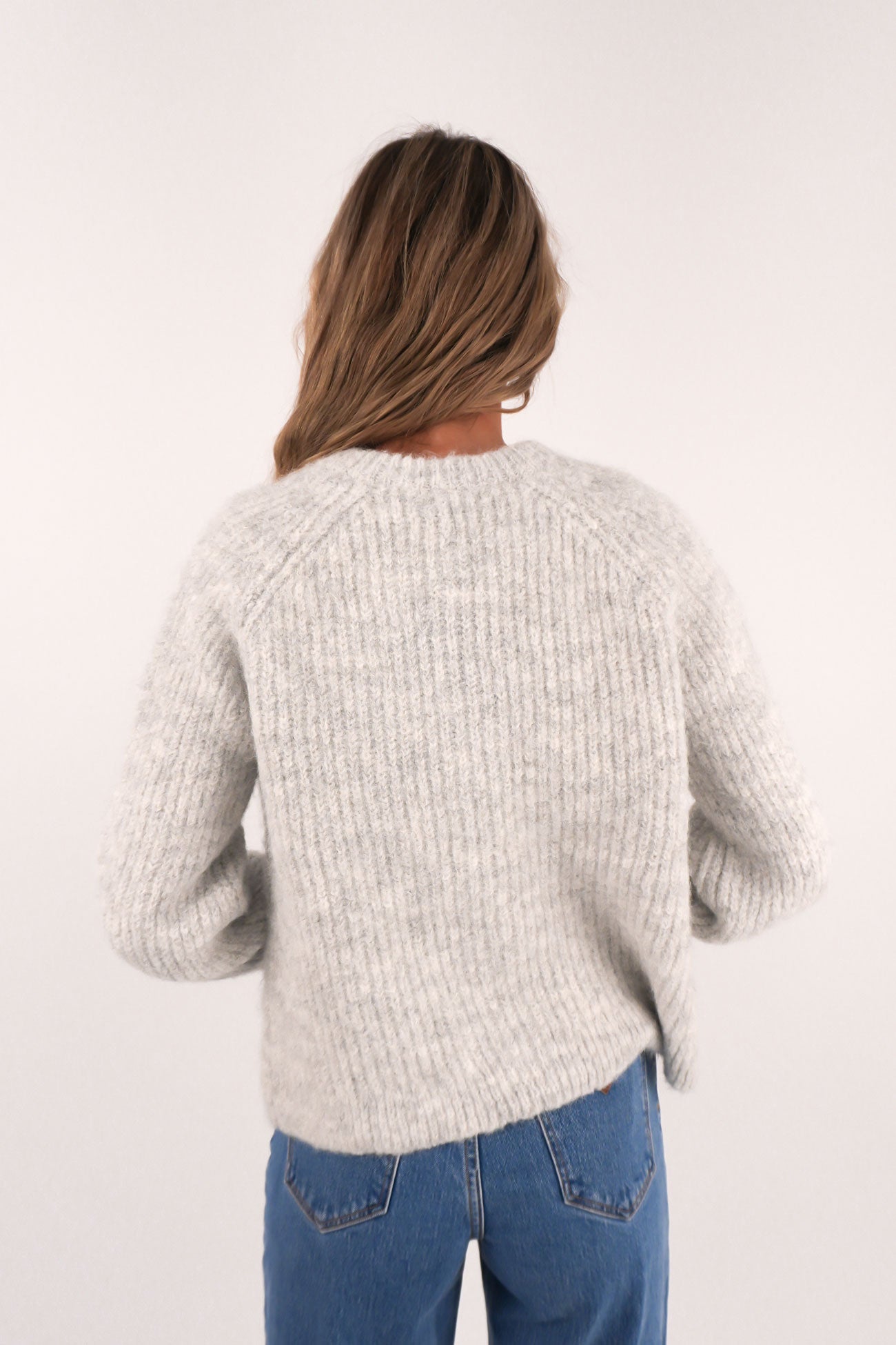 Romee Cardi White Marle