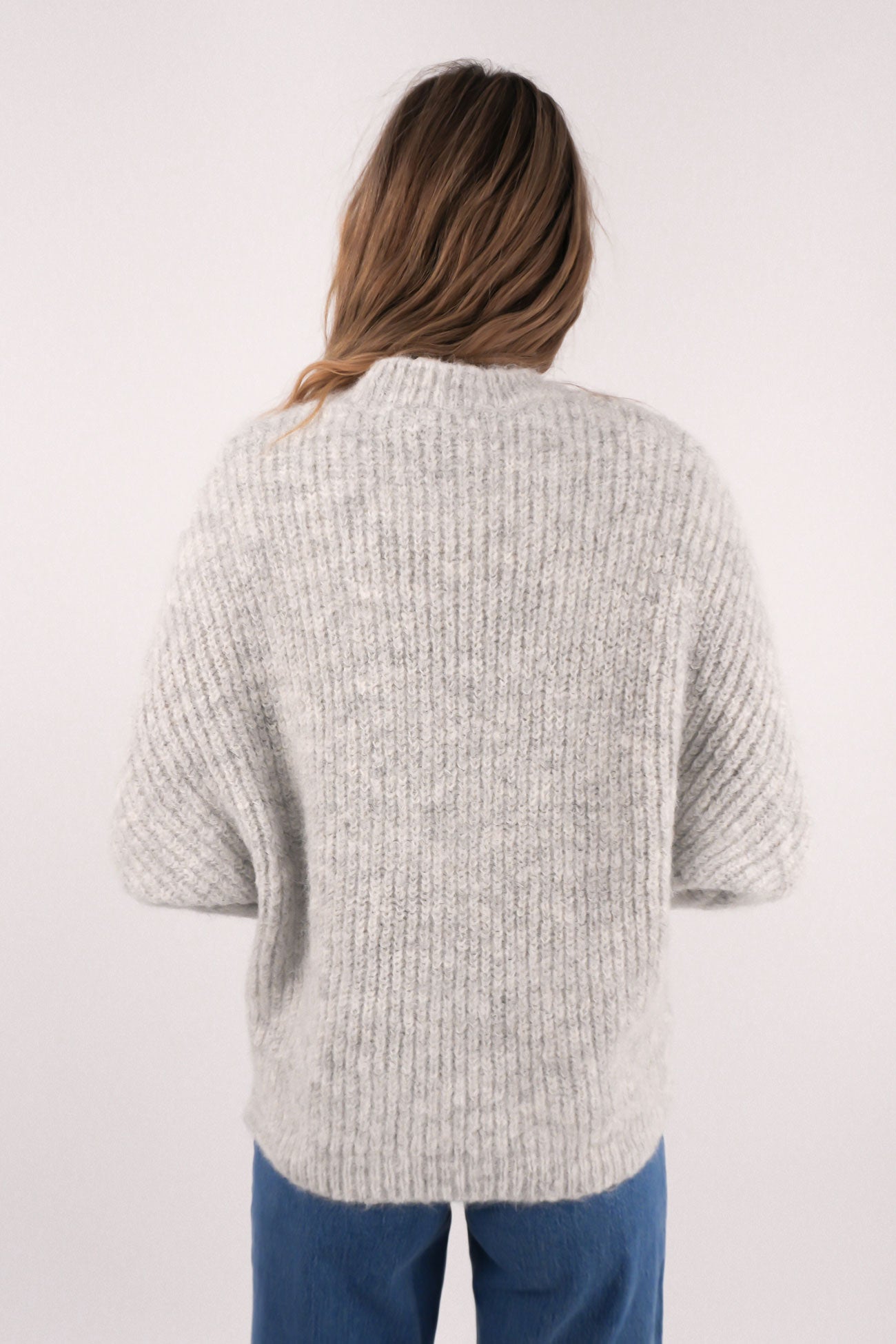 Romee Knit White Marle