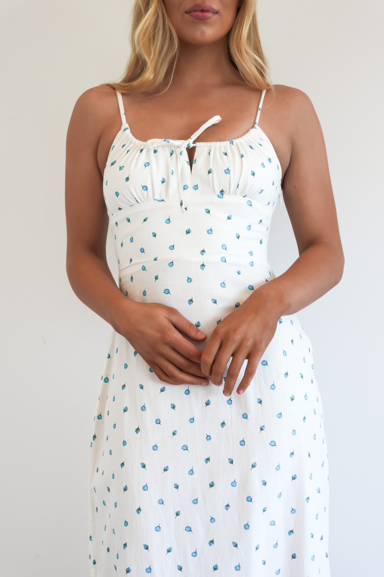 Rose Bud Cafe Dress White