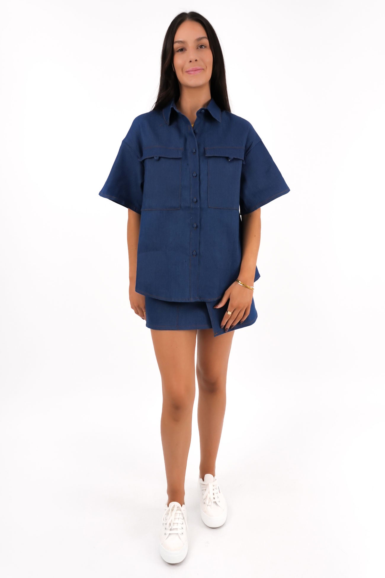 Rowen Denim Set Dark Blue f8