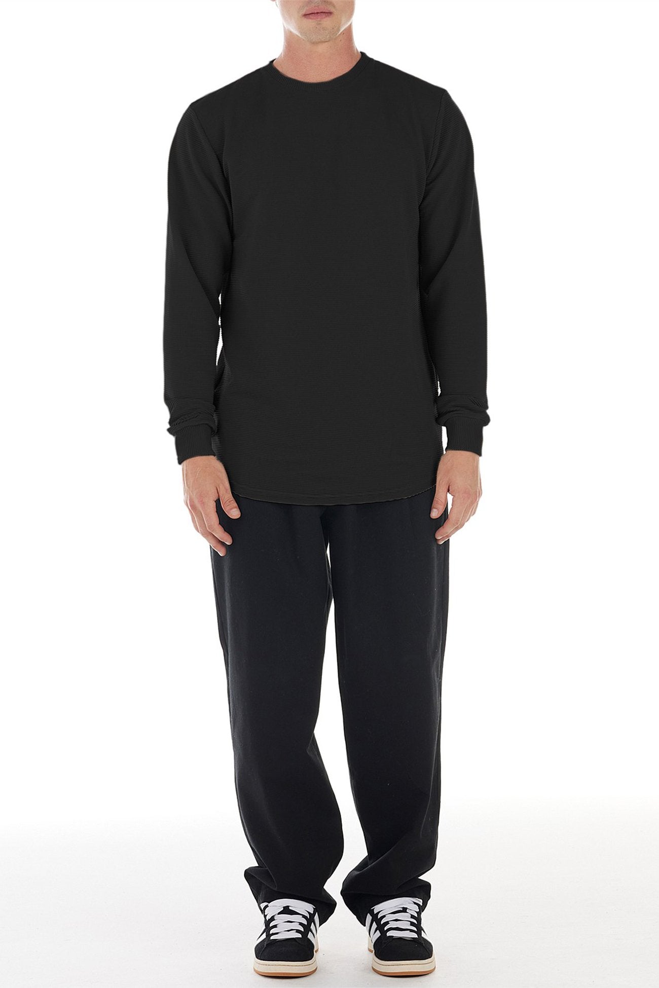 Roxford Long Sleeve Tee Black