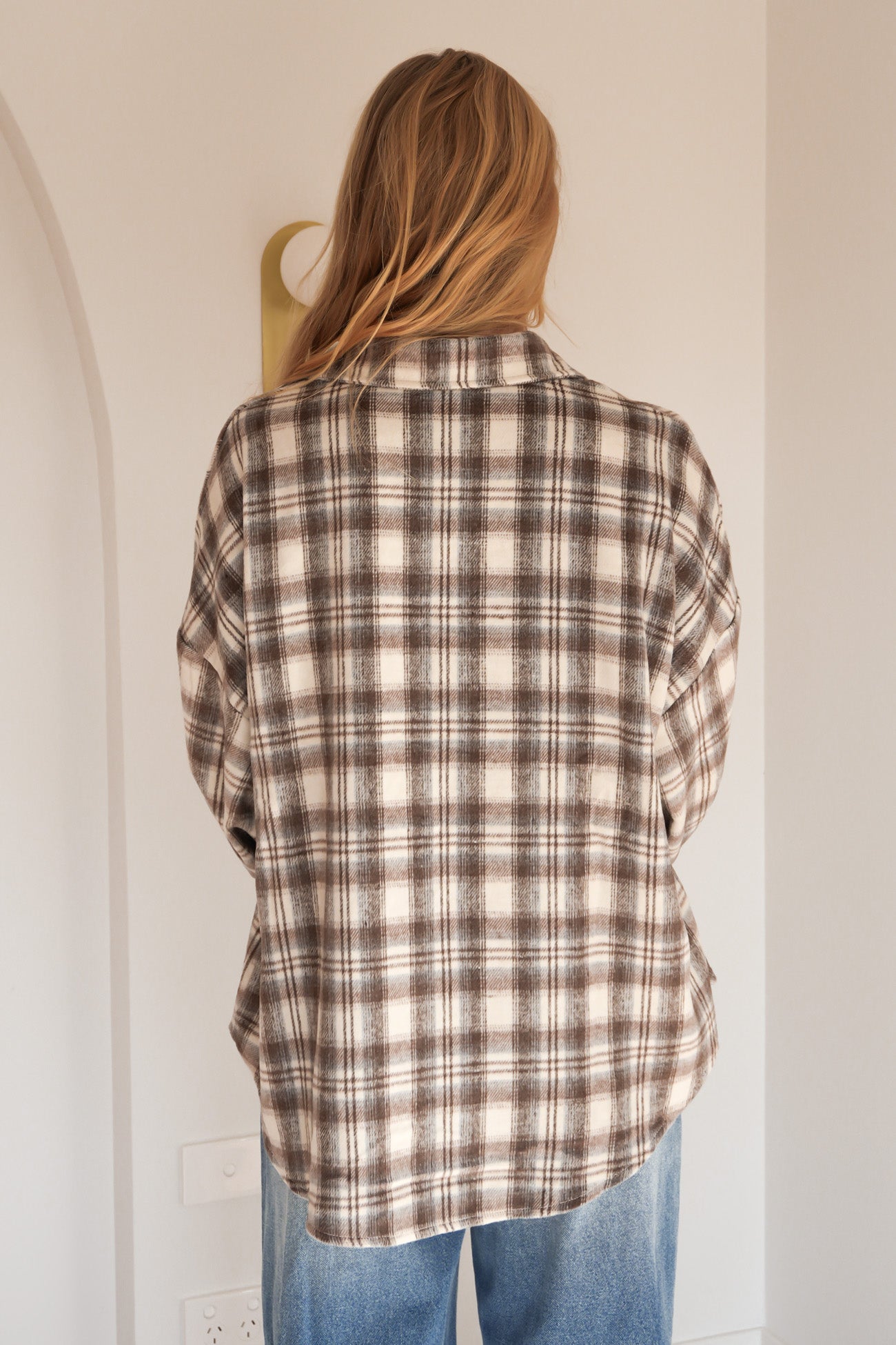 Rumi Shirt Brown Check