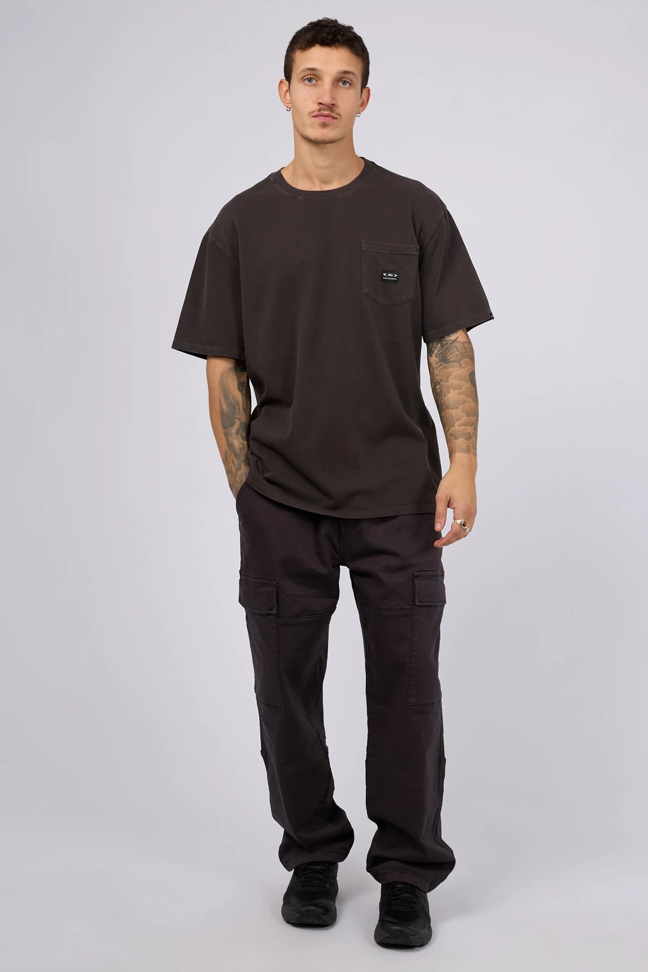 SG Pocket Tee Coal f