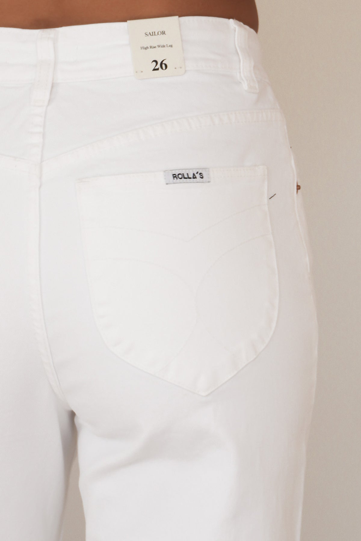 Sailor Scoop Jean Vintage White