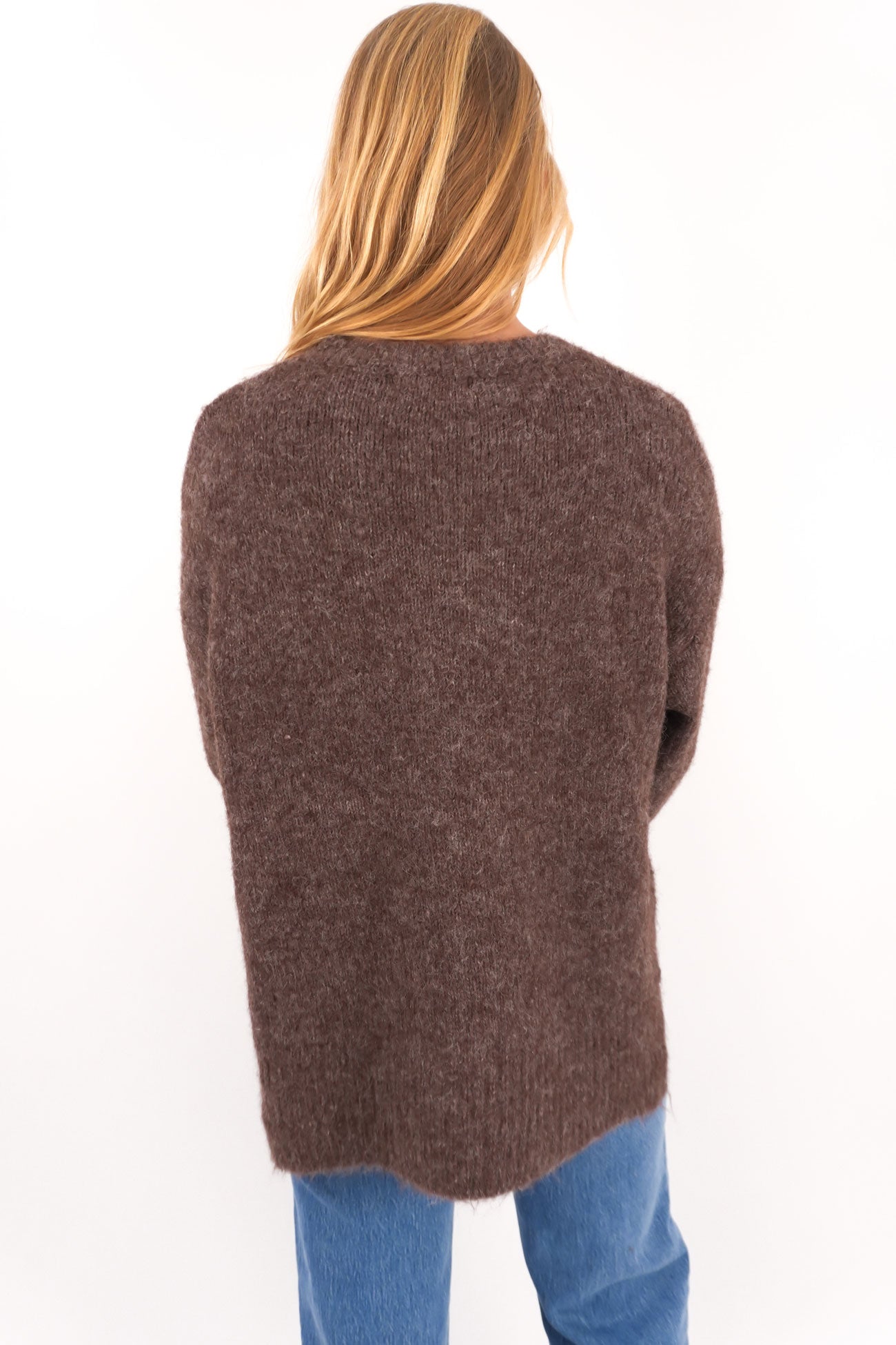 Sally Knit Jumper Chocolate