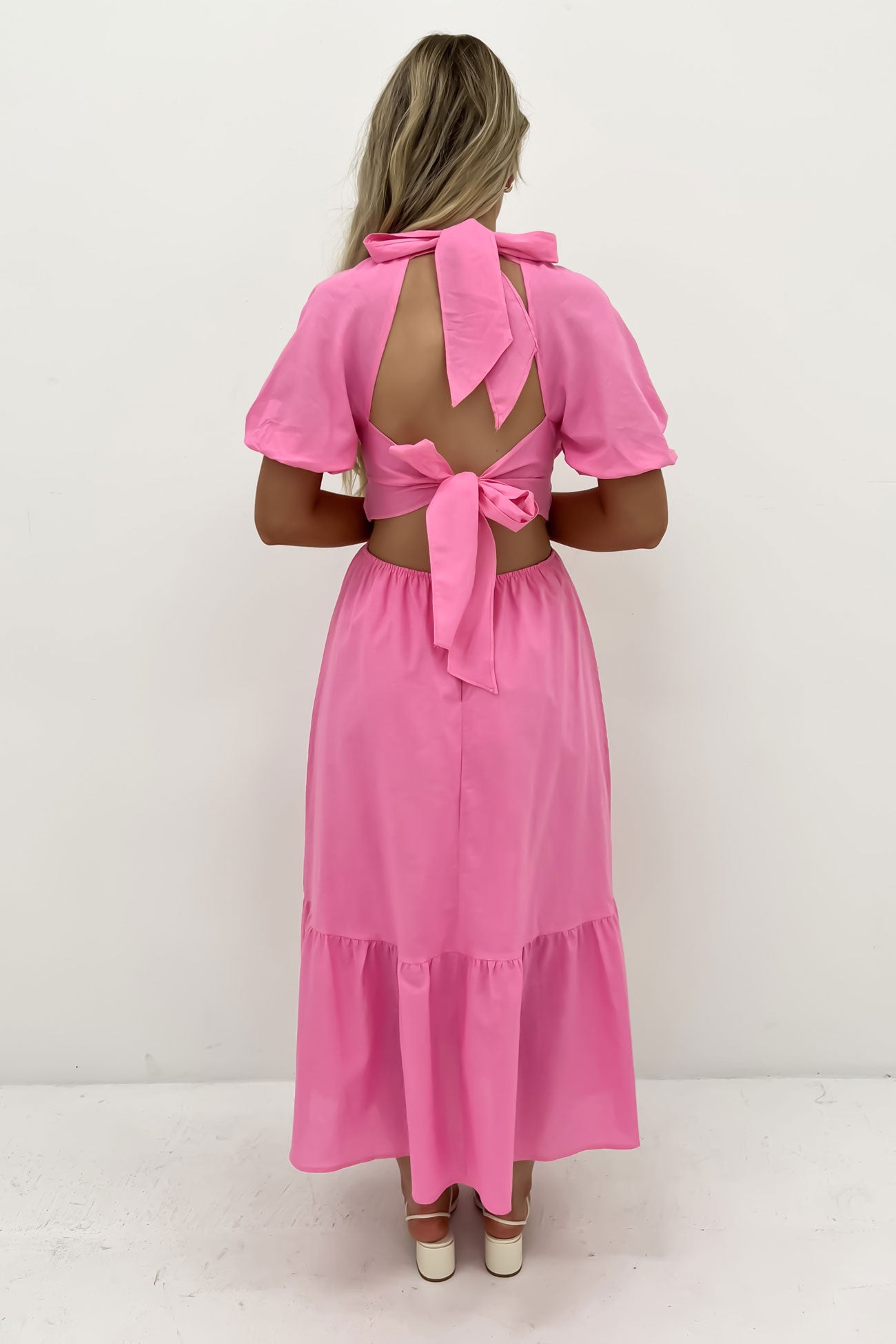 Sally Midi Dress Pink