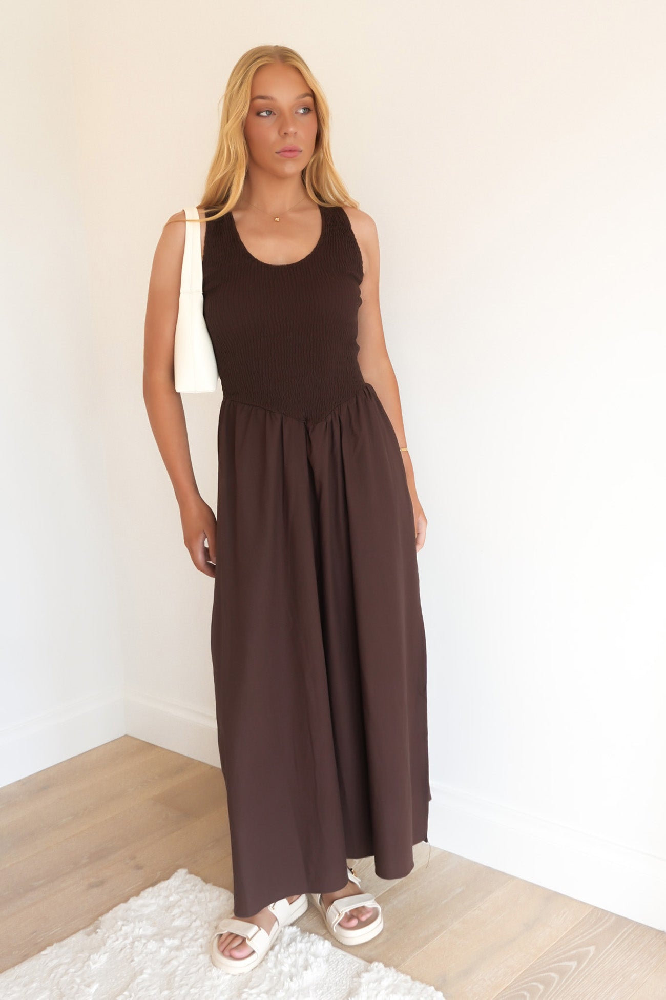 Salome Maxi Dress Chocolate