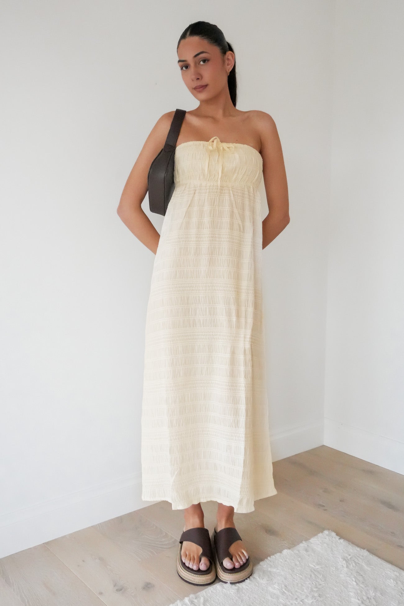 Sandy Cove Maxi Dress Cream