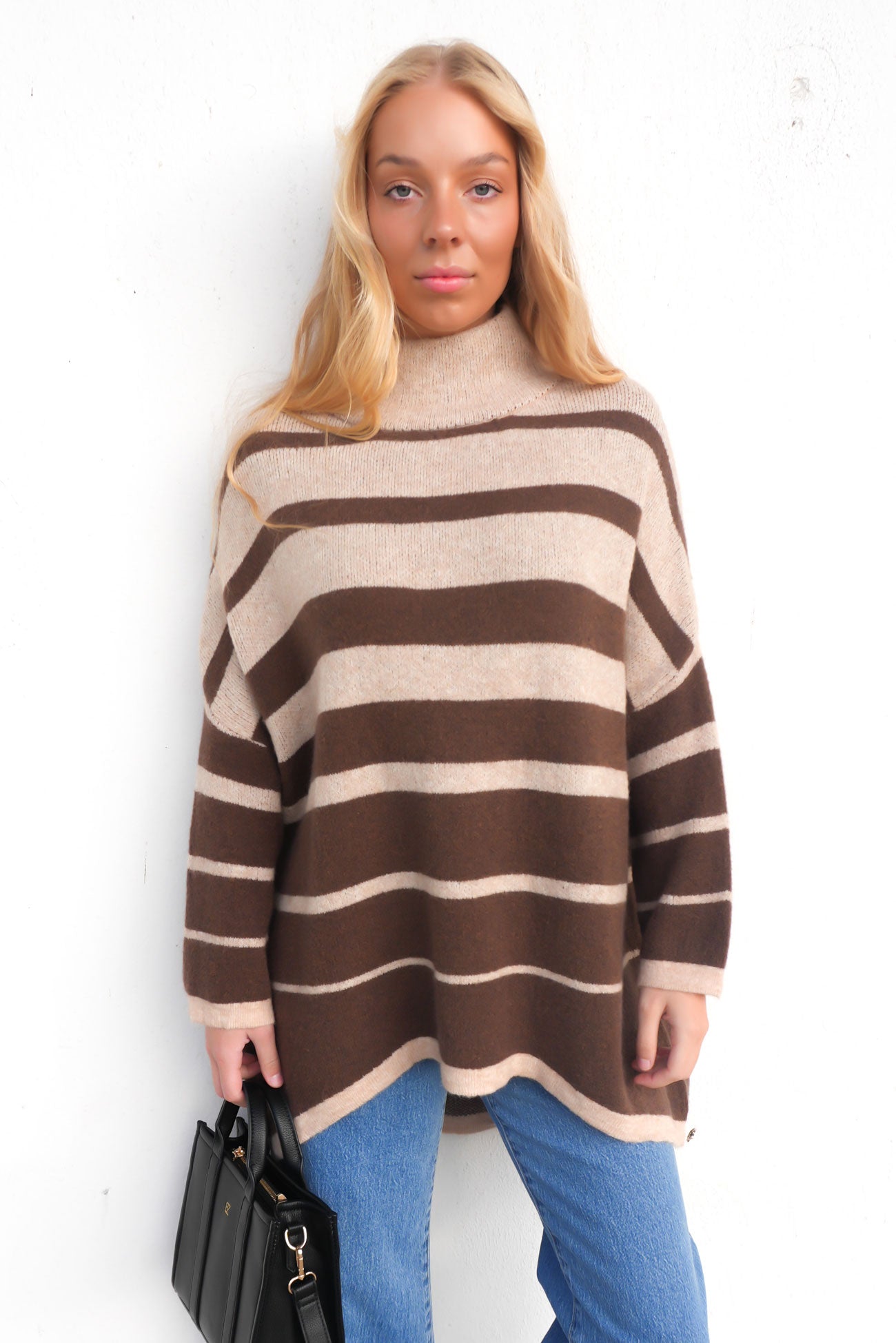 Saree Knit Jumper Chocolate