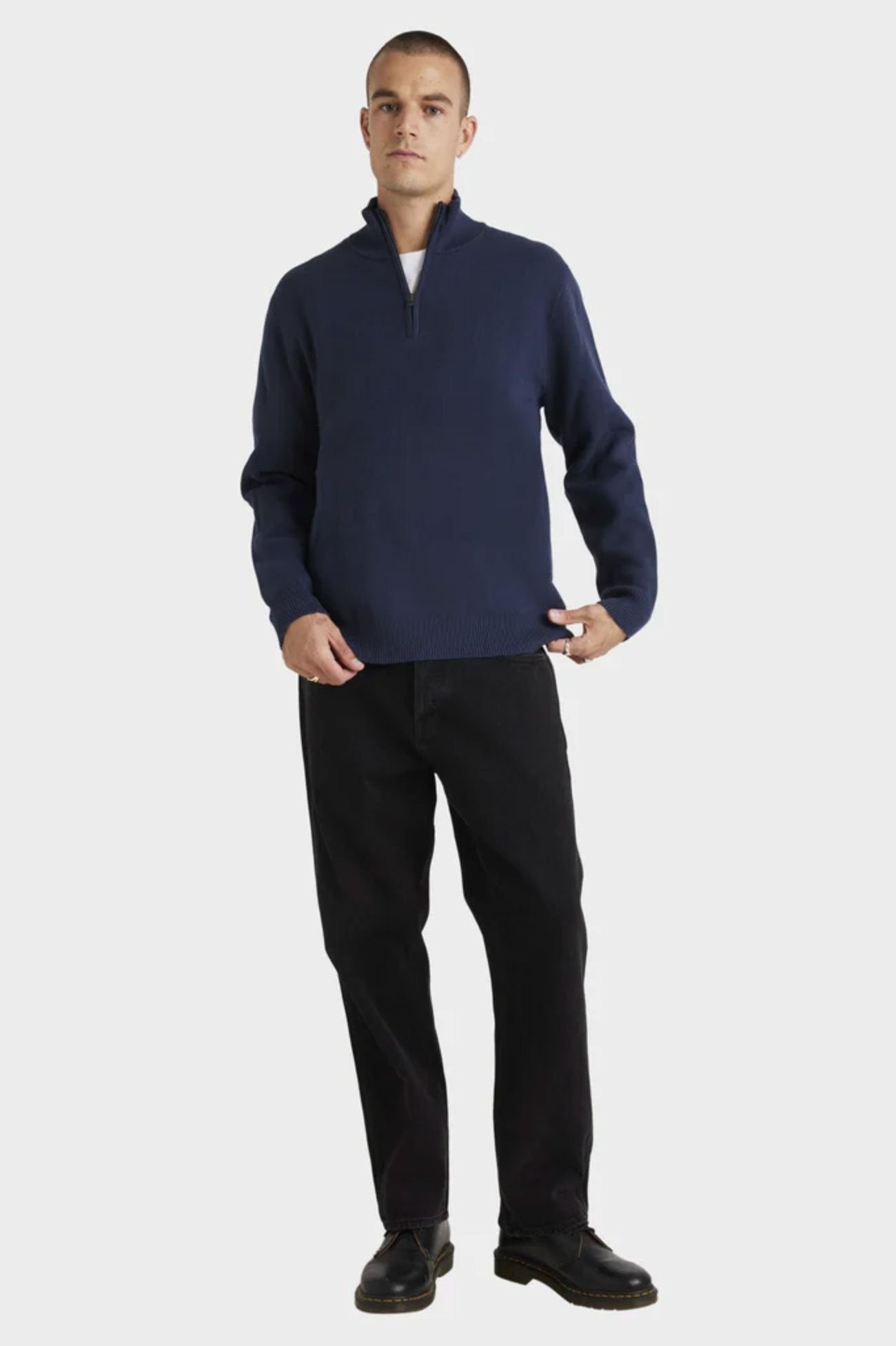 Duke Quarter Zip Moody Blue