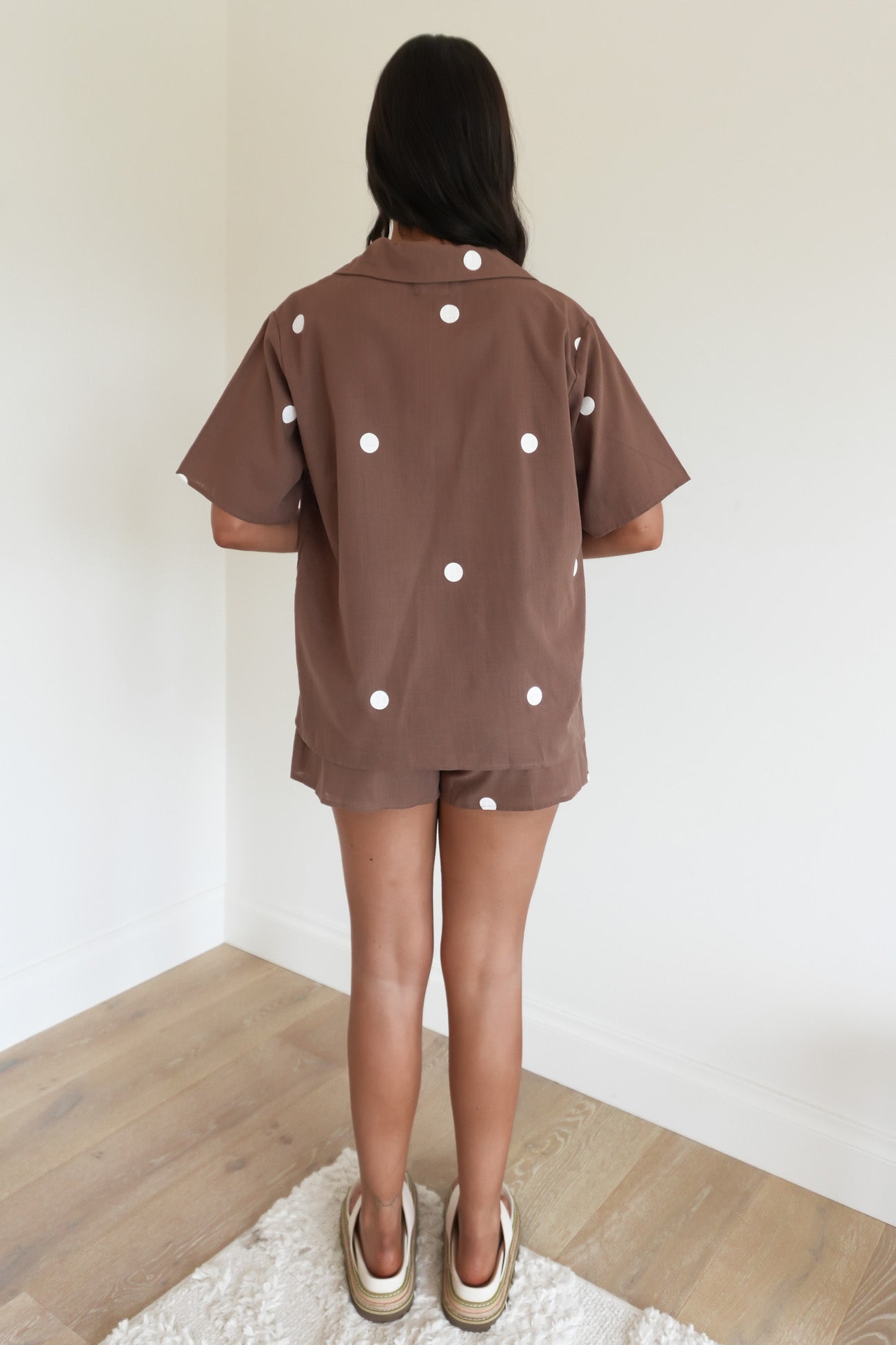 Serena Set Chocolate Polka Dot