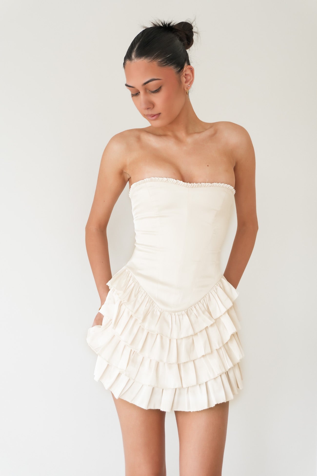 Shaye Mini Dress Cream