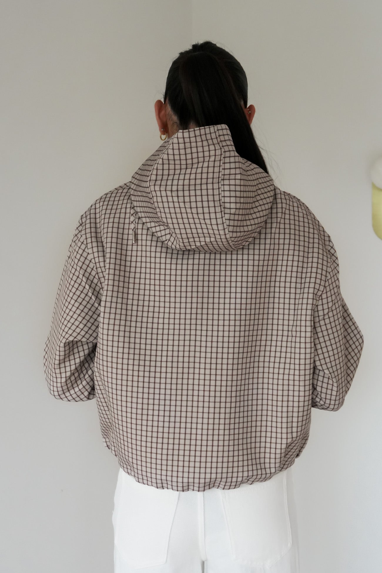 Shelley Jacket Beige Check