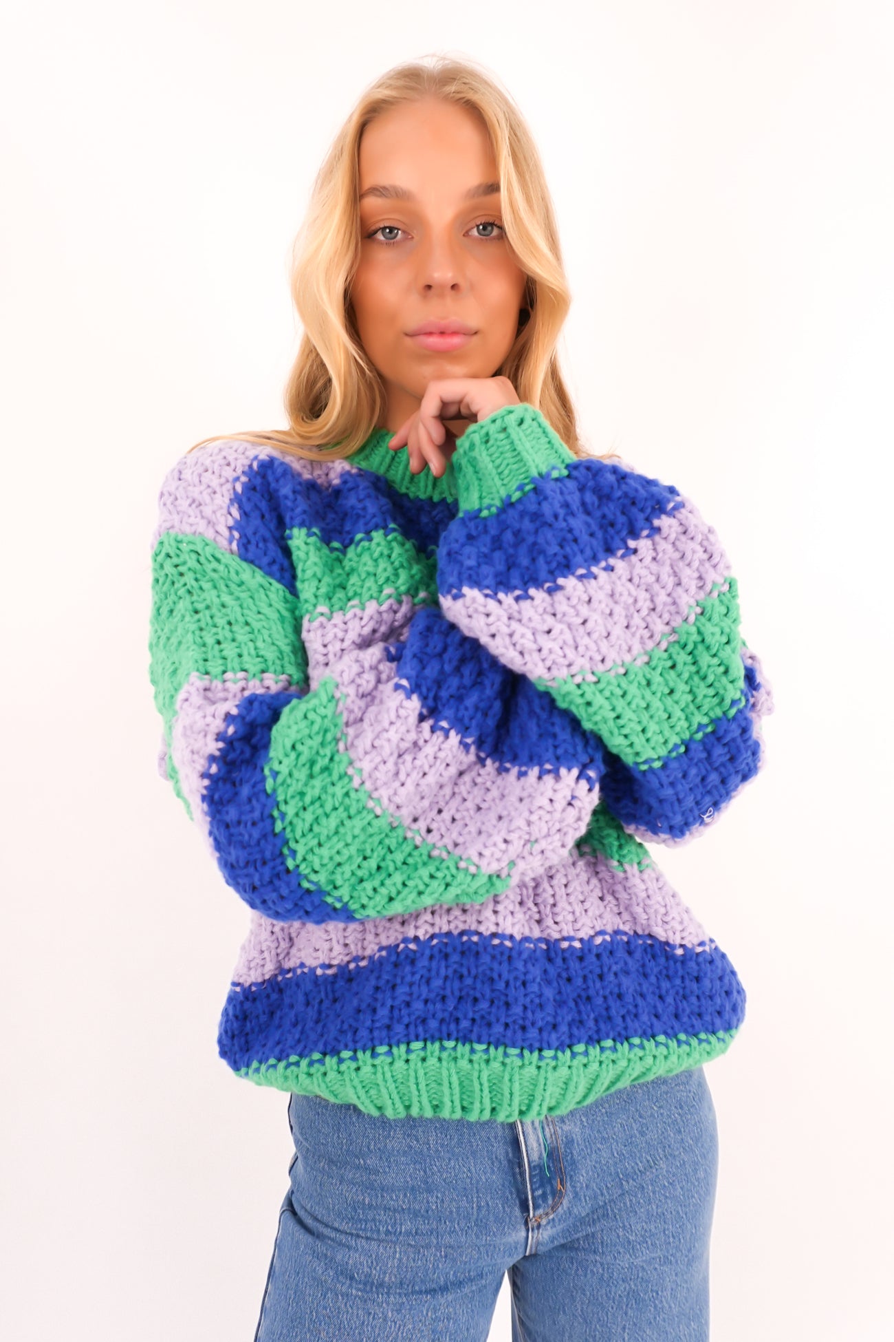 Siara Knit Green Multi