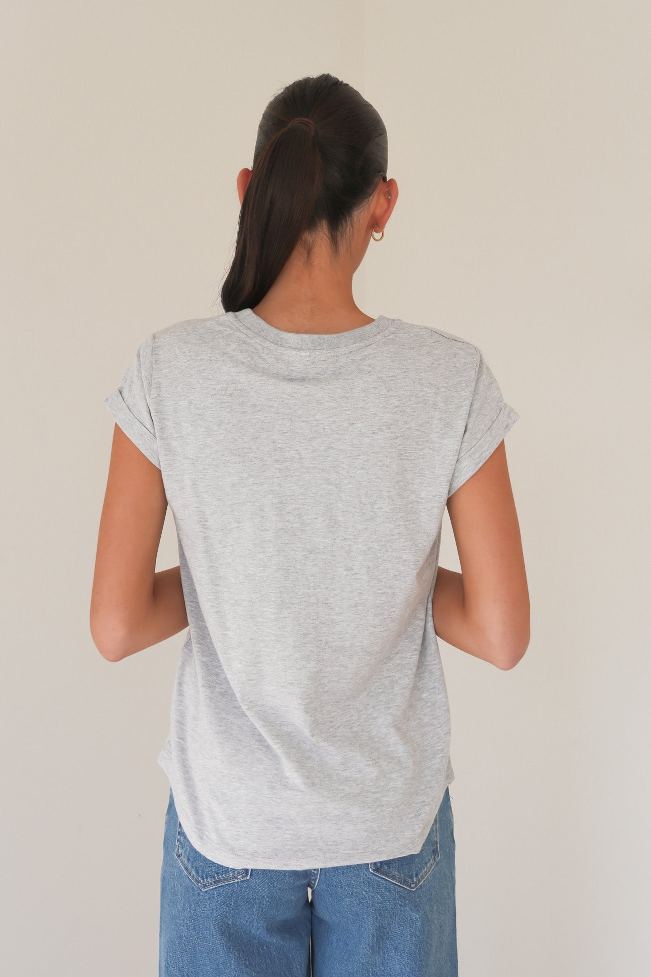 Signature Tee Grey Marle