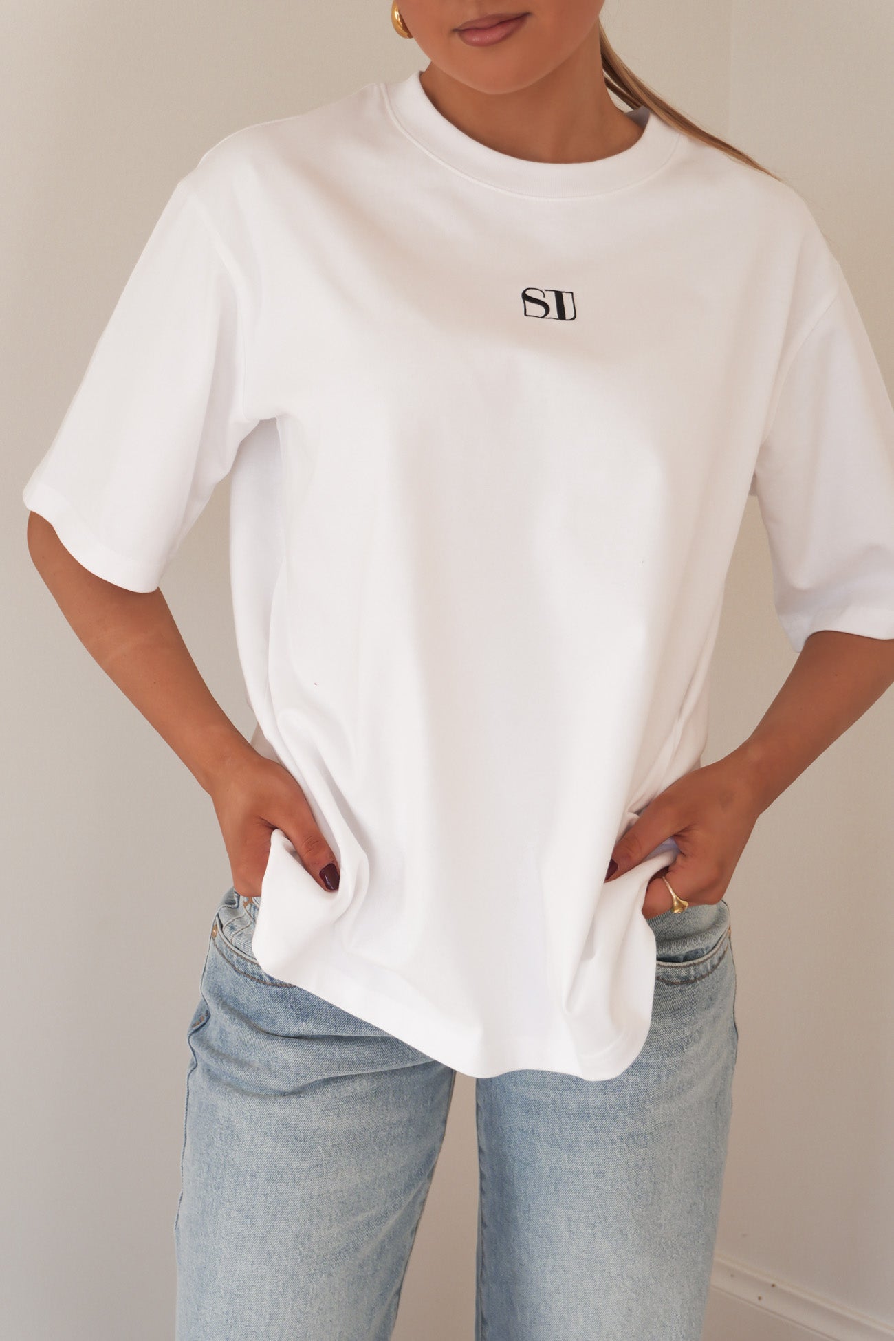 Silent Luxe Tee White