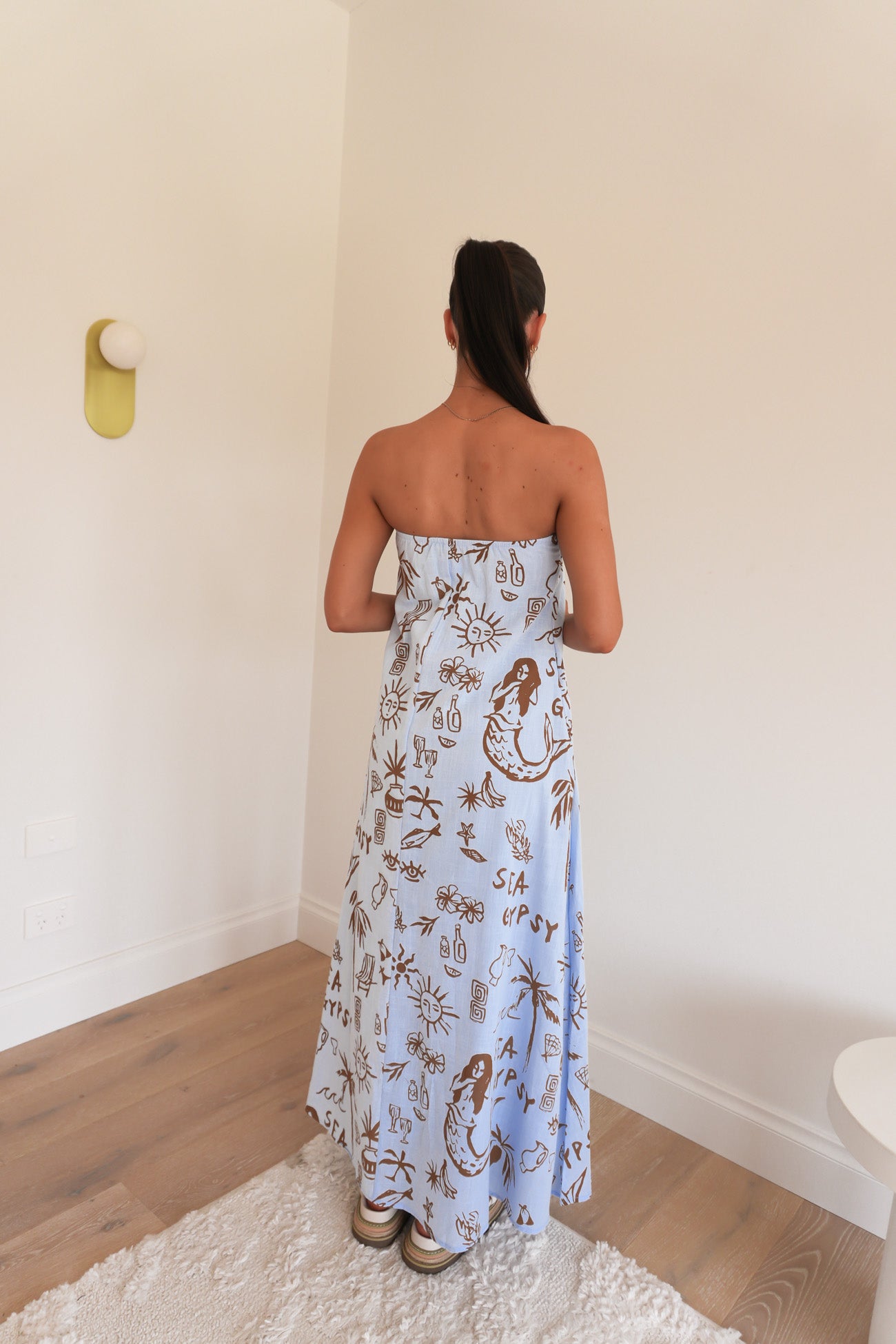 Sloane Maxi Dress Blue Sea Gypsy