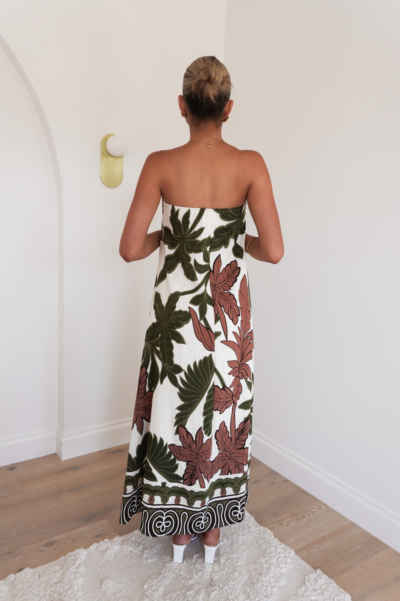 Sloane Maxi Dress Green Palm
