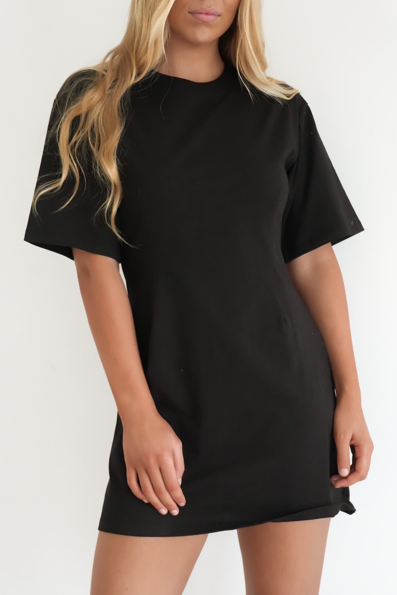Soho Tee Mini Dress Black