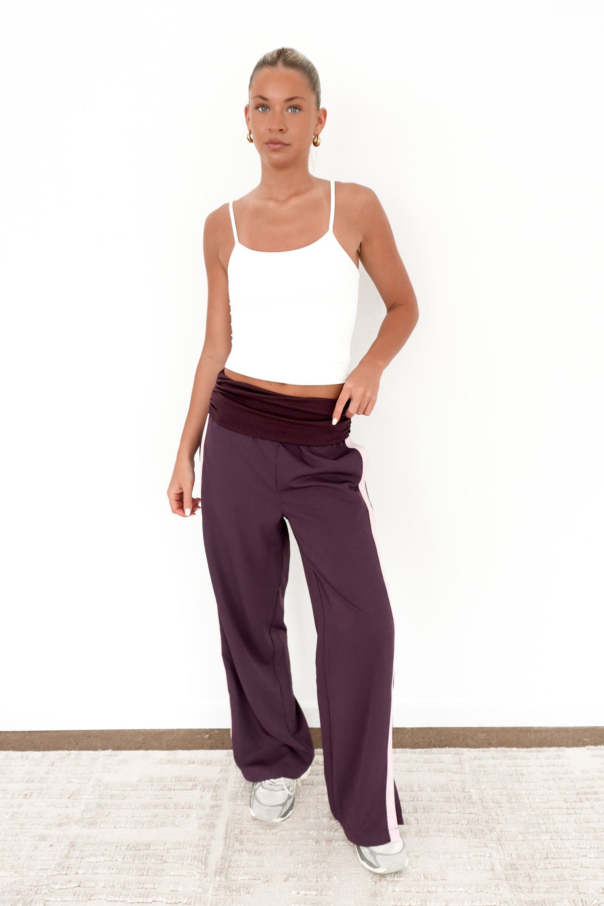 Solana Trackpant Plum