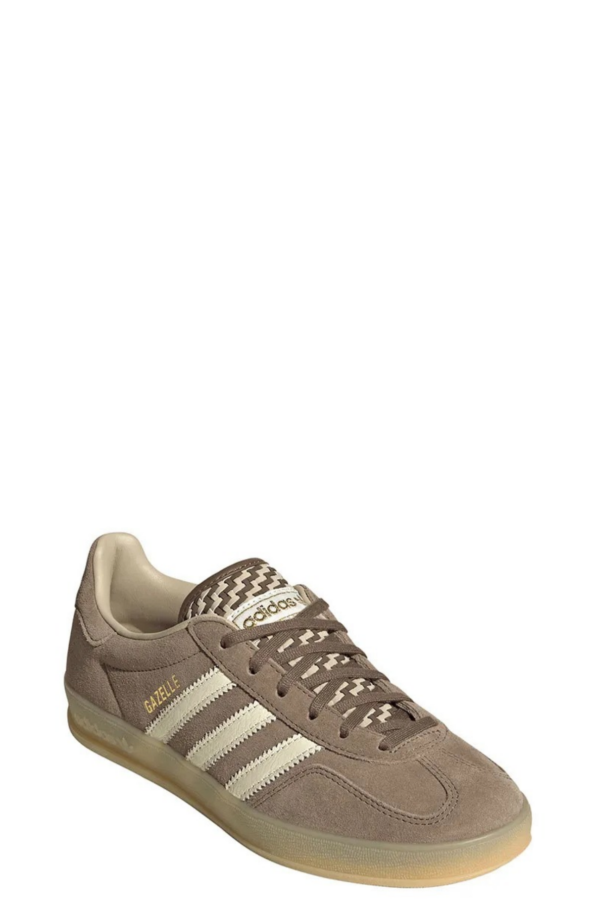 Gazelle Indoor Womens Earth Strata Off White Khaki Thread