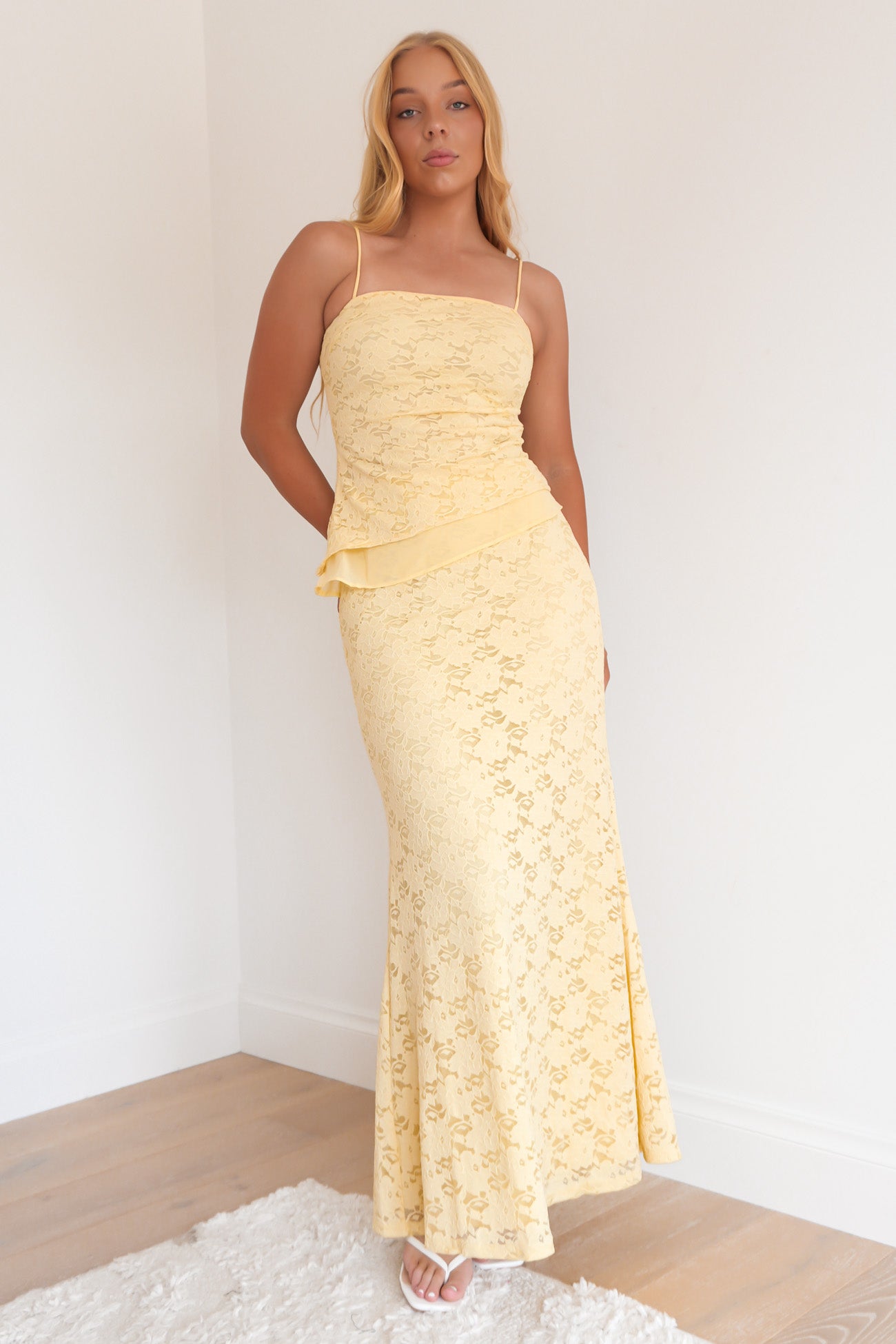 Sondra Lace Set Yellow