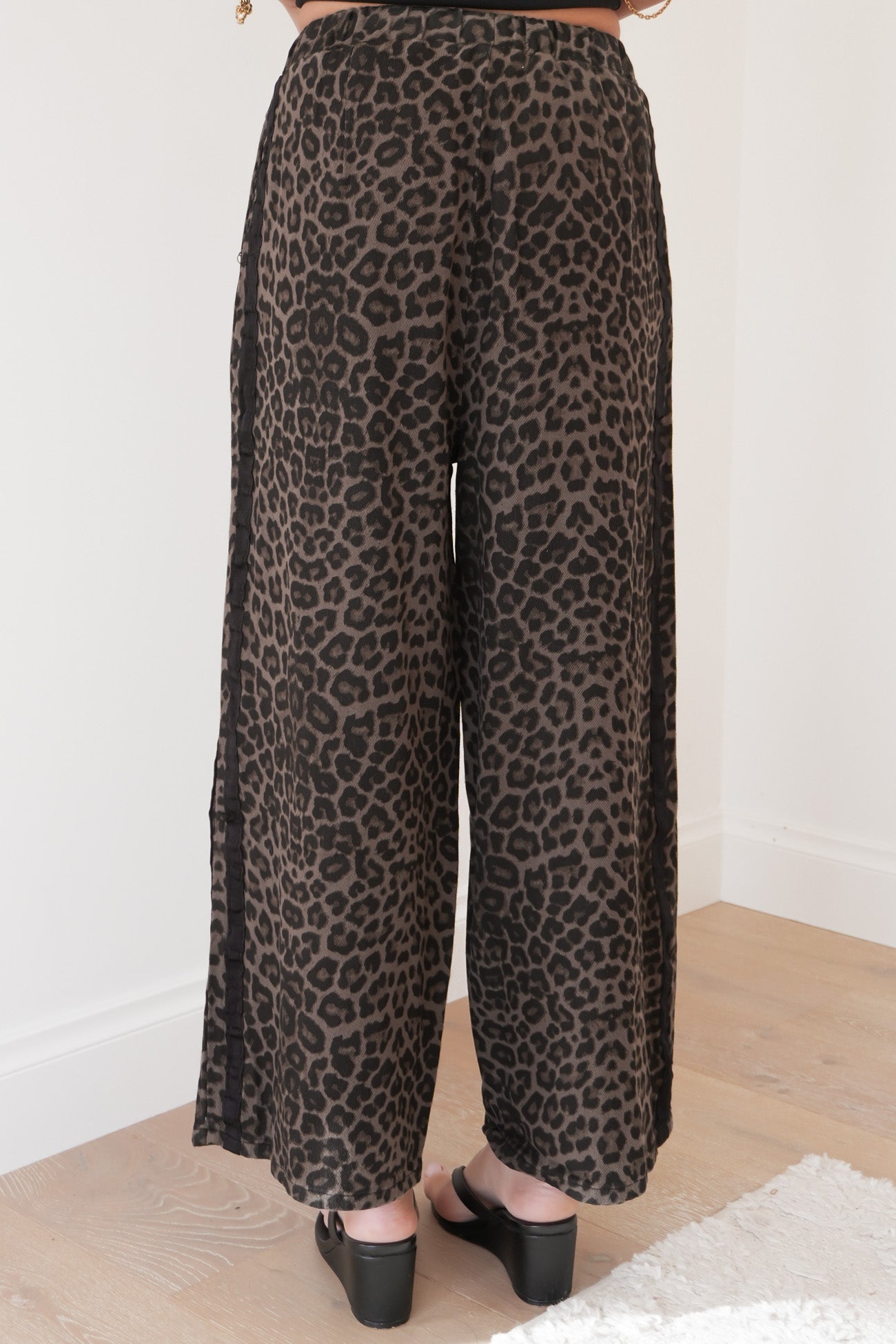 Sora Denim Pant Leopard