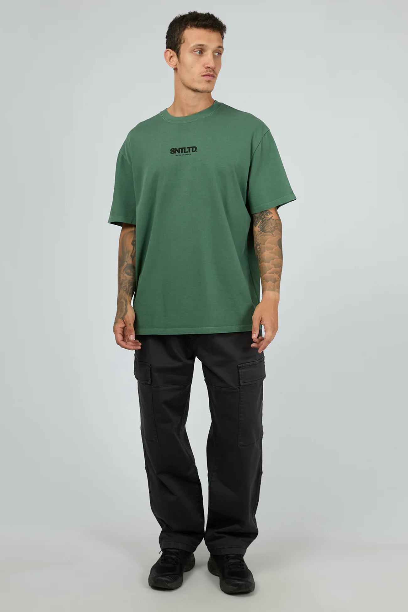 Squared Tee Green