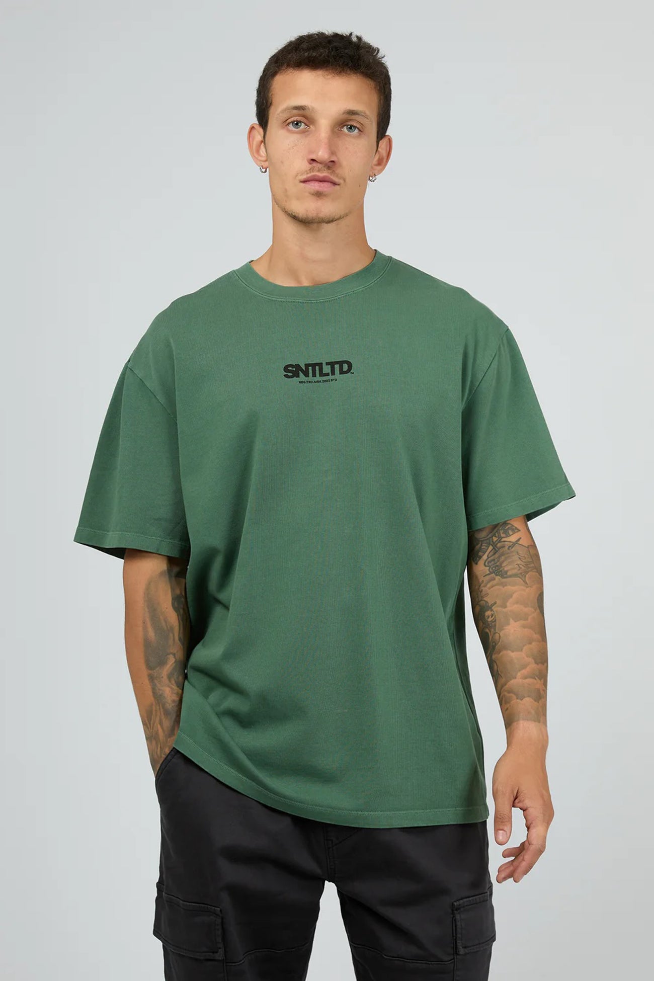 Squared Tee Green