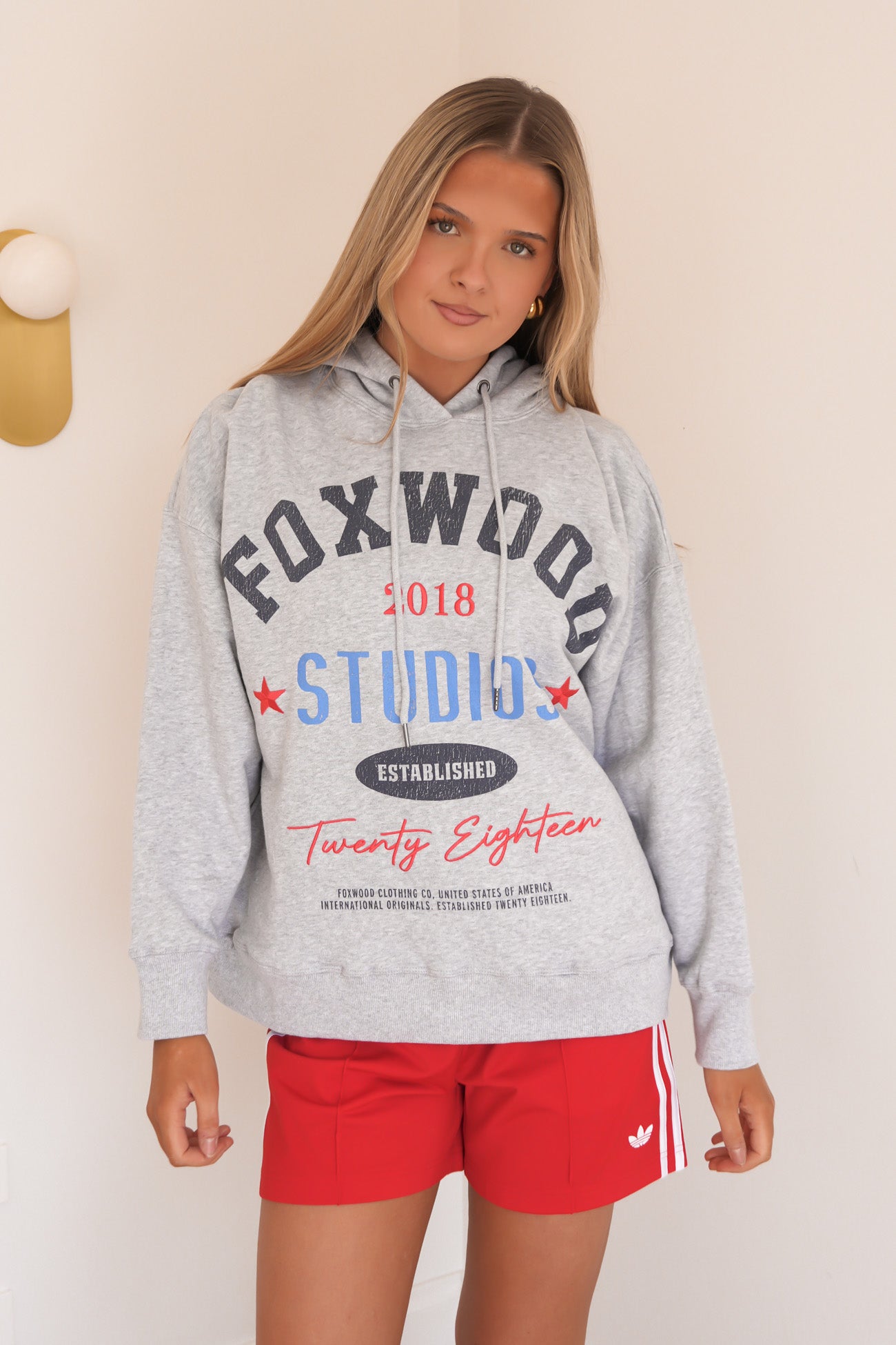 Stacey Hoodie Grey Marle