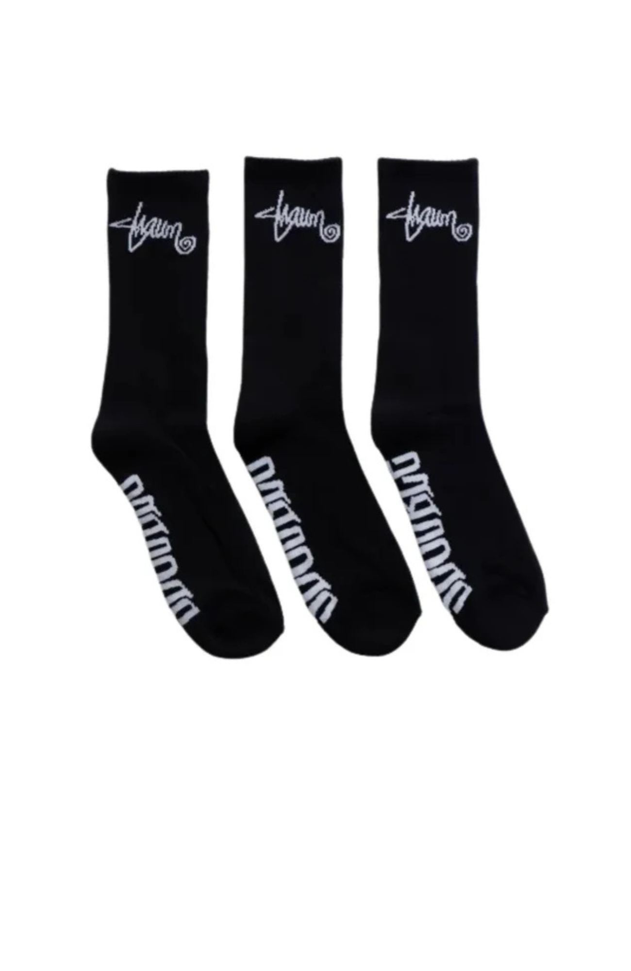 Standard Shaw Sock 3PK Black