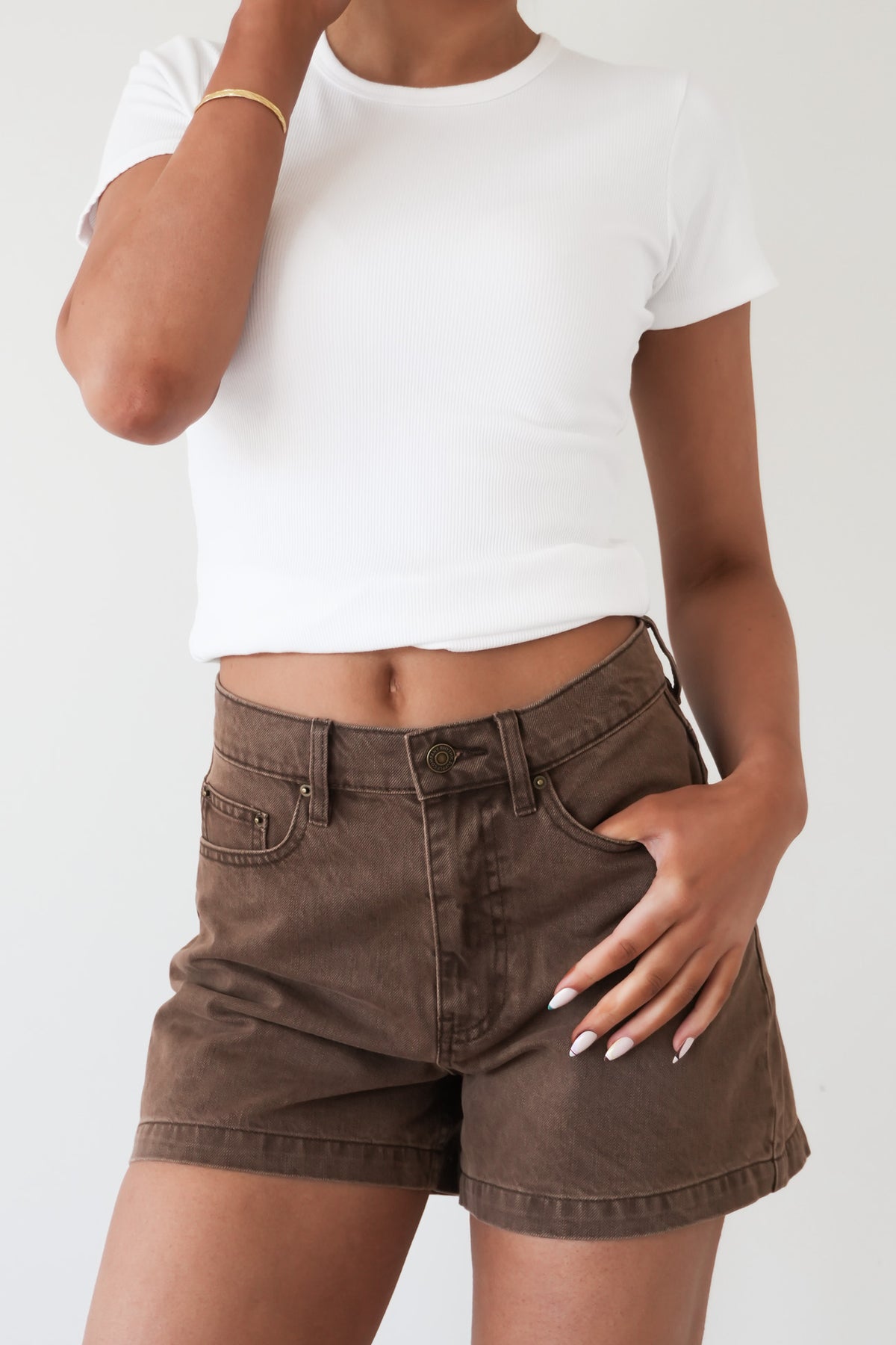 Staple Denim Short Chocolate