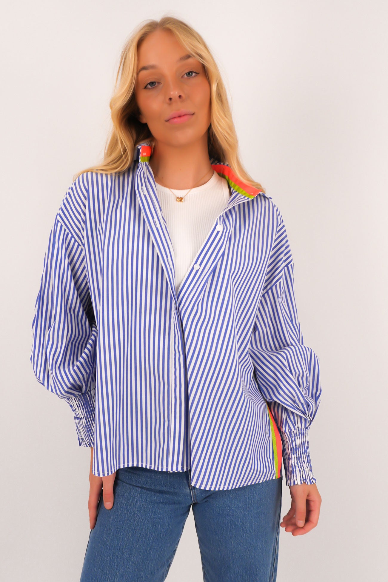 Stella Shirt Blue Stripe