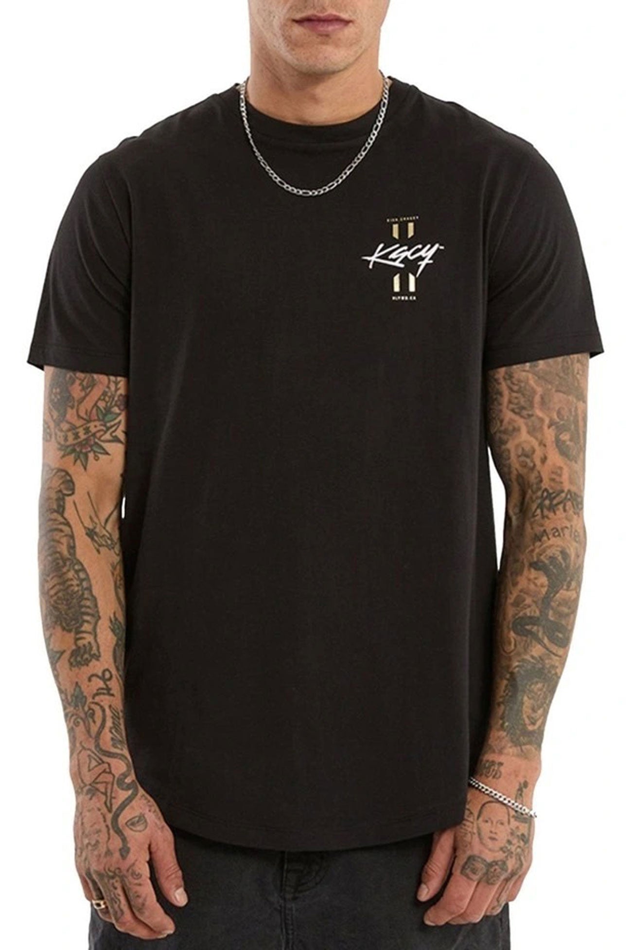 Stride Dual Curved Tee Jet Black