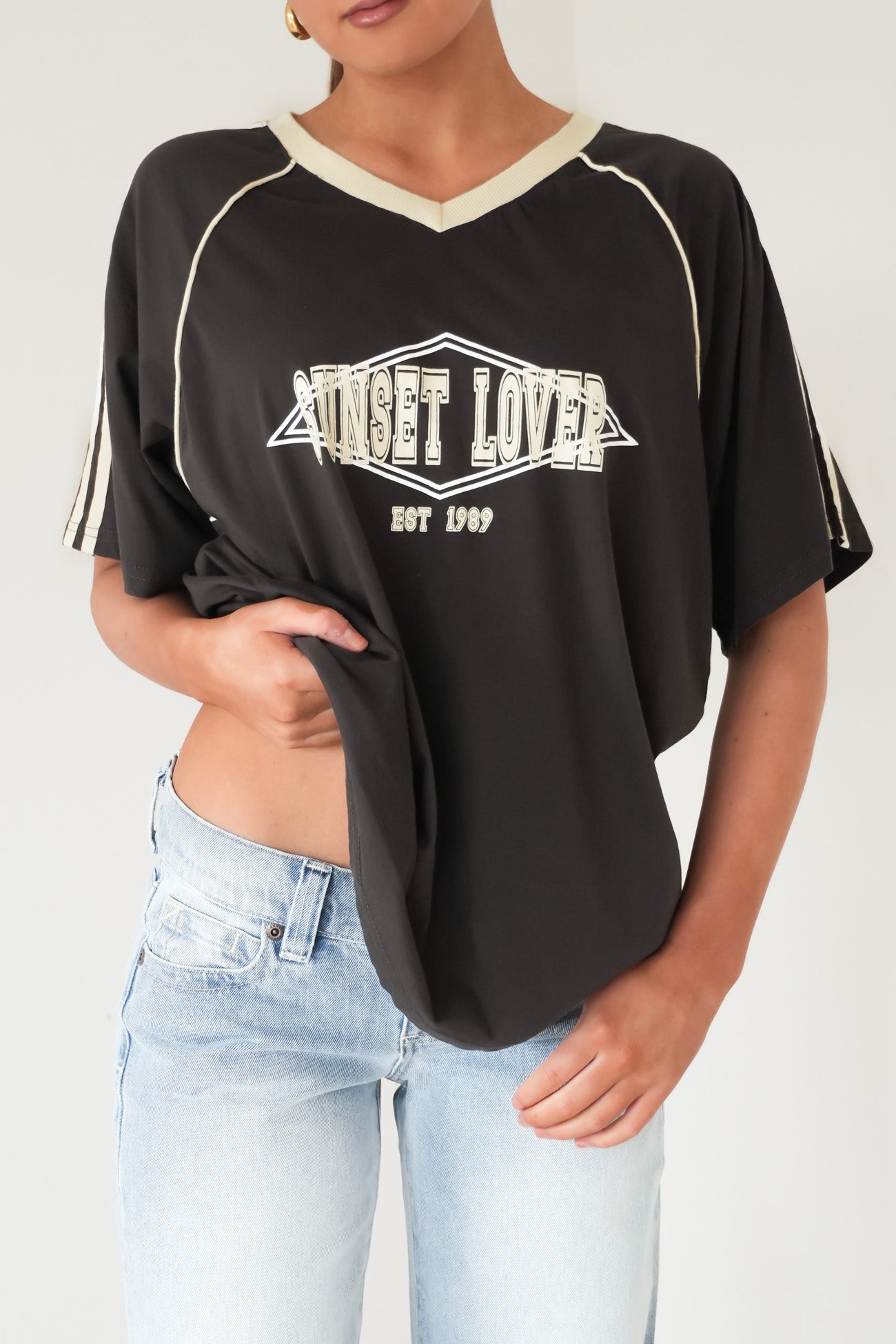 Sunset Lover Tee Grey
