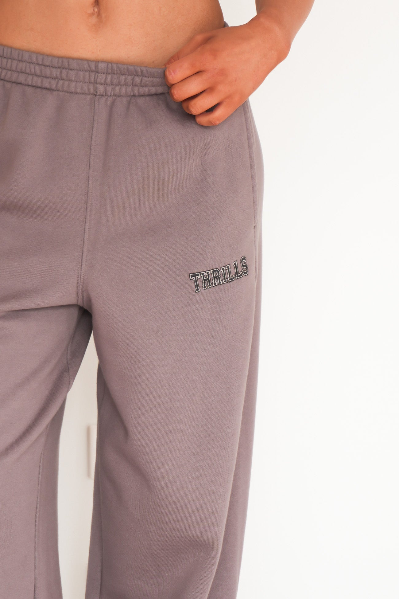 Take It Easy Track Pant Clay Smoke