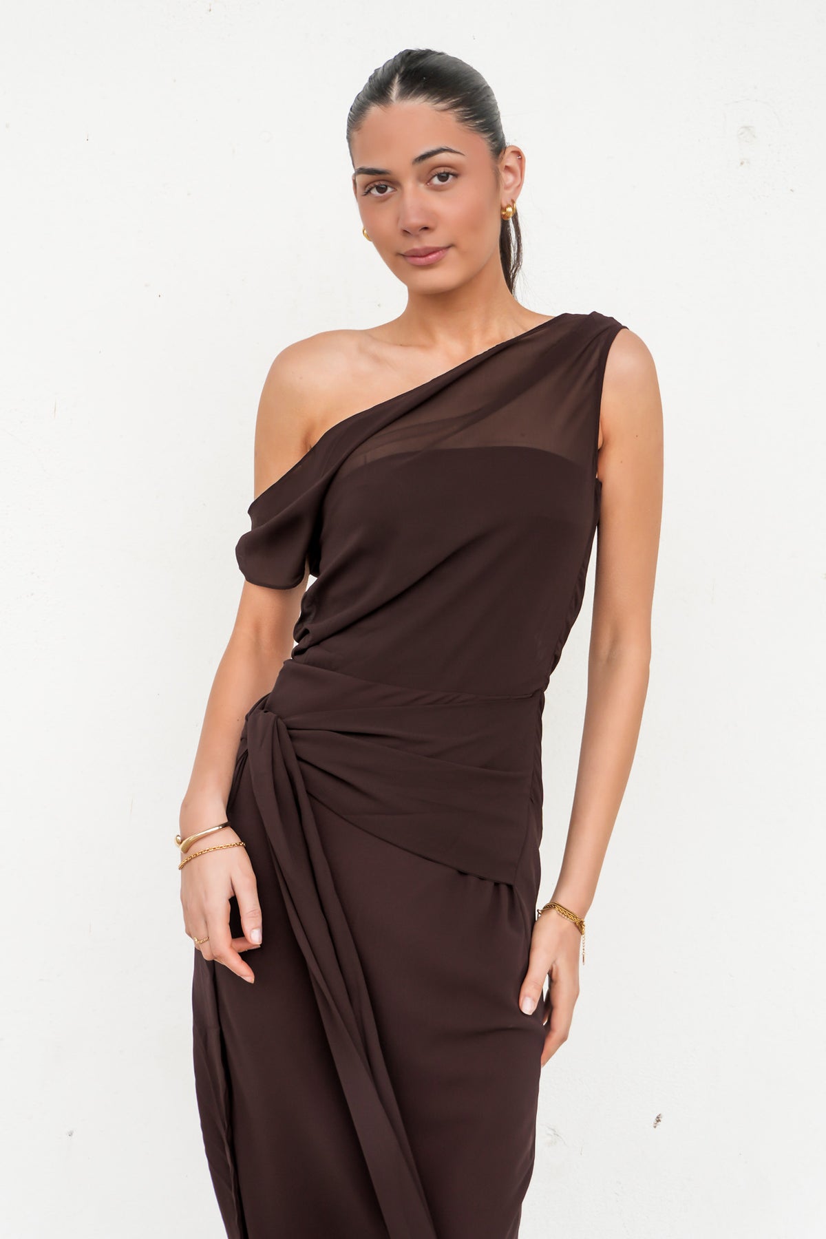 Tamika Maxi Dress Brown
