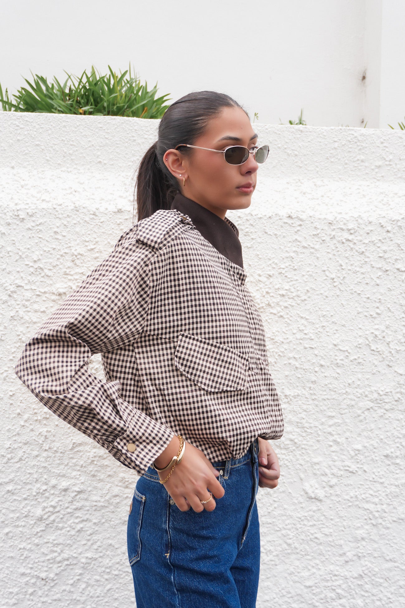 Taryn Jacket Brown Check