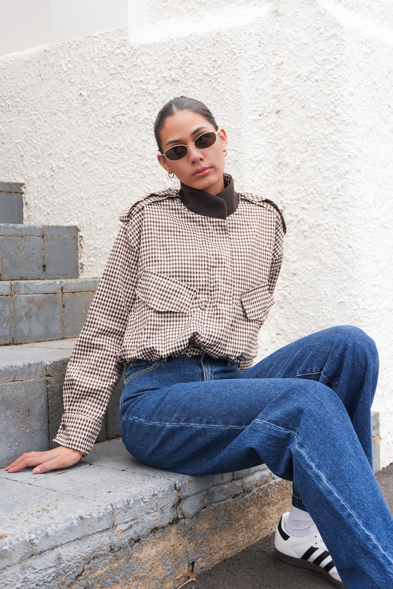 Taryn Jacket Brown Check