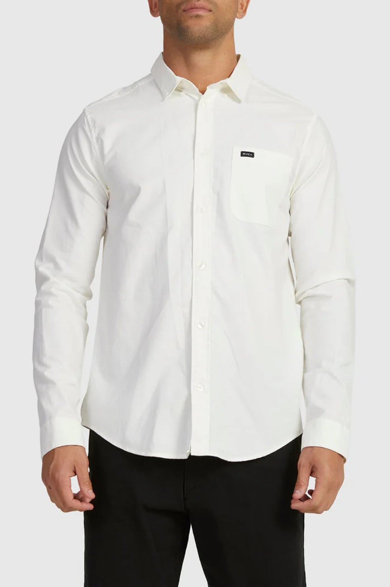 That'll Do Stretch Long Sleeve Shirt White