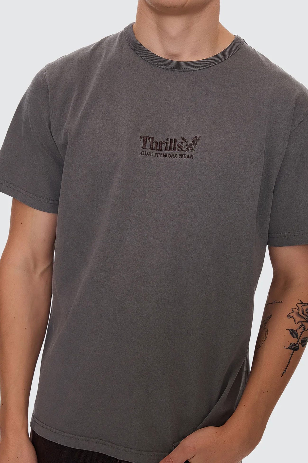 Thrills-Workwear-Embro-Merch-Fit-Tee-Charcoal-Rose-2jpg